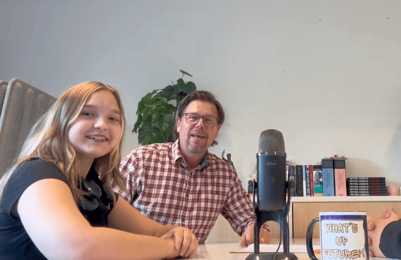 Skolpodd på Mobergsskolan